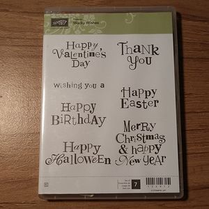 Stampin Up *Wacky Wishes* Hostess Stamp Set